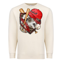 Sandshell baseball home plate Premium Sweatshirt - Zillion Design Studio