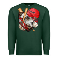 Sports Green baseball home plate Premium Sweatshirt - Zillion Design Studio