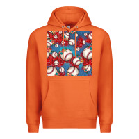 Carrot baseball paisley and jean pattern, baseball seamless pattern Premium Hoodie - JahusDesignShop