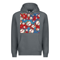 Rock baseball paisley and jean pattern, baseball seamless pattern Premium Hoodie - JahusDesignShop