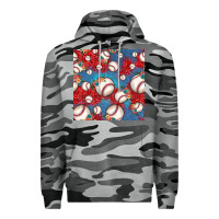 Slate Camo baseball paisley and jean pattern, baseball seamless pattern Premium Hoodie - JahusDesignShop