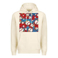 Tofu baseball paisley and jean pattern, baseball seamless pattern Premium Hoodie - JahusDesignShop