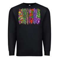 Black Mardi gras brush strokes king cake and craw fish Premium Sweatshirt - RanaPortraitStore