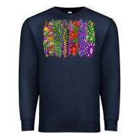 Navy Mardi gras brush strokes king cake and craw fish Premium Sweatshirt - RanaPortraitStore
