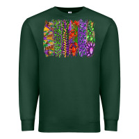 Sports Green Mardi gras brush strokes king cake and craw fish Premium Sweatshirt - RanaPortraitStore