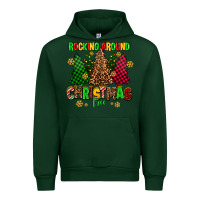 Forest Green rocking around the christmas tree Urban Hoodie - AdoDesignShop