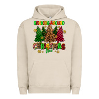 Pigment French Oak rocking around the christmas tree Urban Hoodie - AdoDesignShop