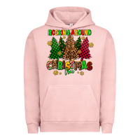 Pigment Salmon rocking around the christmas tree Urban Hoodie - AdoDesignShop