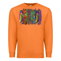 Carrot Mardi Gras Brushstrokes Premium Sweatshirt - RanaPortraitStore