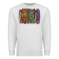 Oatmeal Heather Mardi Gras Brushstrokes Premium Sweatshirt - RanaPortraitStore
