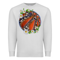 Dove Grey basketball with patterns and daisies Premium Sweatshirt - texasbilliewilder