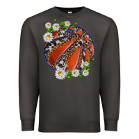 Smoke basketball with patterns and daisies Premium Sweatshirt - texasbilliewilder