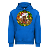 Cobalt Christmas horse Urban Hoodie - Artiststas