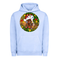 Pigment Grape Ice Christmas horse Urban Hoodie - Artiststas