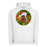 Pigment Lunar Rock Christmas horse Urban Hoodie - Artiststas