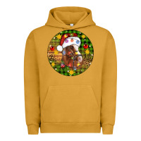 Pigment Peanut Butter Christmas horse Urban Hoodie - Artiststas