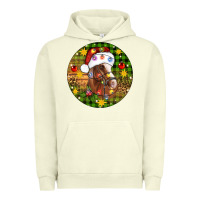 Pigment Pistachio Christmas horse Urban Hoodie - Artiststas