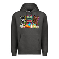 Charcoal Heather western rabbits Premium Hoodie - AdoDesignShop