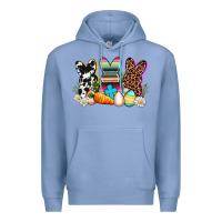 Colony Blue western rabbits Premium Hoodie - AdoDesignShop