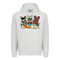 Dove Grey western rabbits Premium Hoodie - AdoDesignShop