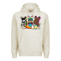 Oatmeal Heather western rabbits Premium Hoodie - AdoDesignShop
