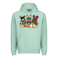 Seafoam western rabbits Premium Hoodie - AdoDesignShop