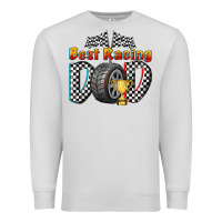 Dove Grey best racing dad Premium Sweatshirt - texasbilliewilder