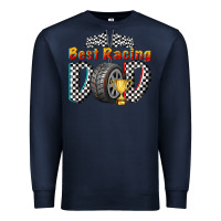 Navy best racing dad Premium Sweatshirt - texasbilliewilder