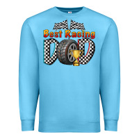 Ocean Blue best racing dad Premium Sweatshirt - texasbilliewilder