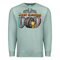 Seafoam best racing dad Premium Sweatshirt - texasbilliewilder