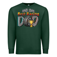 Best Racing Dad Premium Sweatshirt | Teevron
