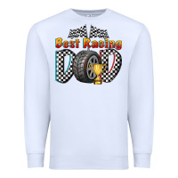 White best racing dad Premium Sweatshirt - texasbilliewilder