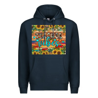 Navy teacher vibes Premium Hoodie - JahusDesignShop