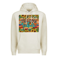 Oatmeal Heather teacher vibes Premium Hoodie - JahusDesignShop