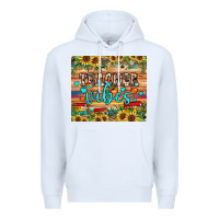 White teacher vibes Premium Hoodie - JahusDesignShop