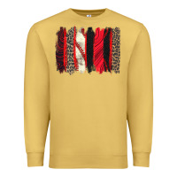 Antique Gold baseball brushstroke Premium Sweatshirt - Zillion Design Studio