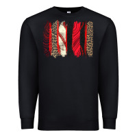 Black baseball brushstroke Premium Sweatshirt - Zillion Design Studio