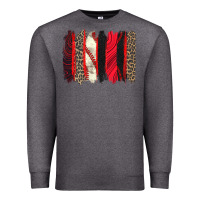 Charcoal Heather baseball brushstroke Premium Sweatshirt - Zillion Design Studio