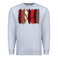 Heather Grey baseball brushstroke Premium Sweatshirt - Zillion Design Studio