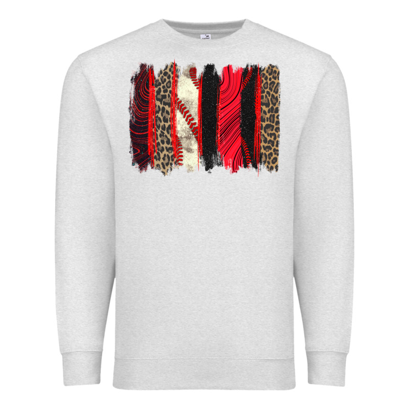 Baseball Brushstroke Premium Sweatshirt by Zillion Design Studio | Teevron