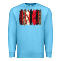 Ocean Blue baseball brushstroke Premium Sweatshirt - Zillion Design Studio