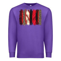 Purple baseball brushstroke Premium Sweatshirt - Zillion Design Studio
