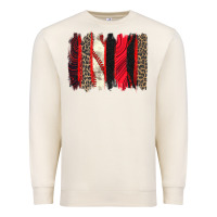 Sandshell baseball brushstroke Premium Sweatshirt - Zillion Design Studio