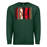 Sports Green baseball brushstroke Premium Sweatshirt - Zillion Design Studio