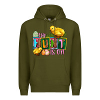 Army Green the hunt is on Premium Hoodie - AdoDesignShop