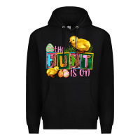 Black the hunt is on Premium Hoodie - AdoDesignShop