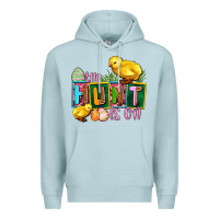 Blue Mist the hunt is on Premium Hoodie - AdoDesignShop