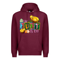 Burgundy the hunt is on Premium Hoodie - AdoDesignShop