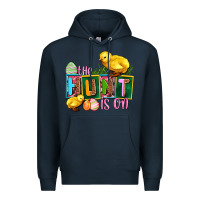 Navy the hunt is on Premium Hoodie - AdoDesignShop