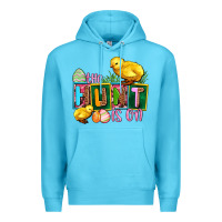 Ocean Blue the hunt is on Premium Hoodie - AdoDesignShop